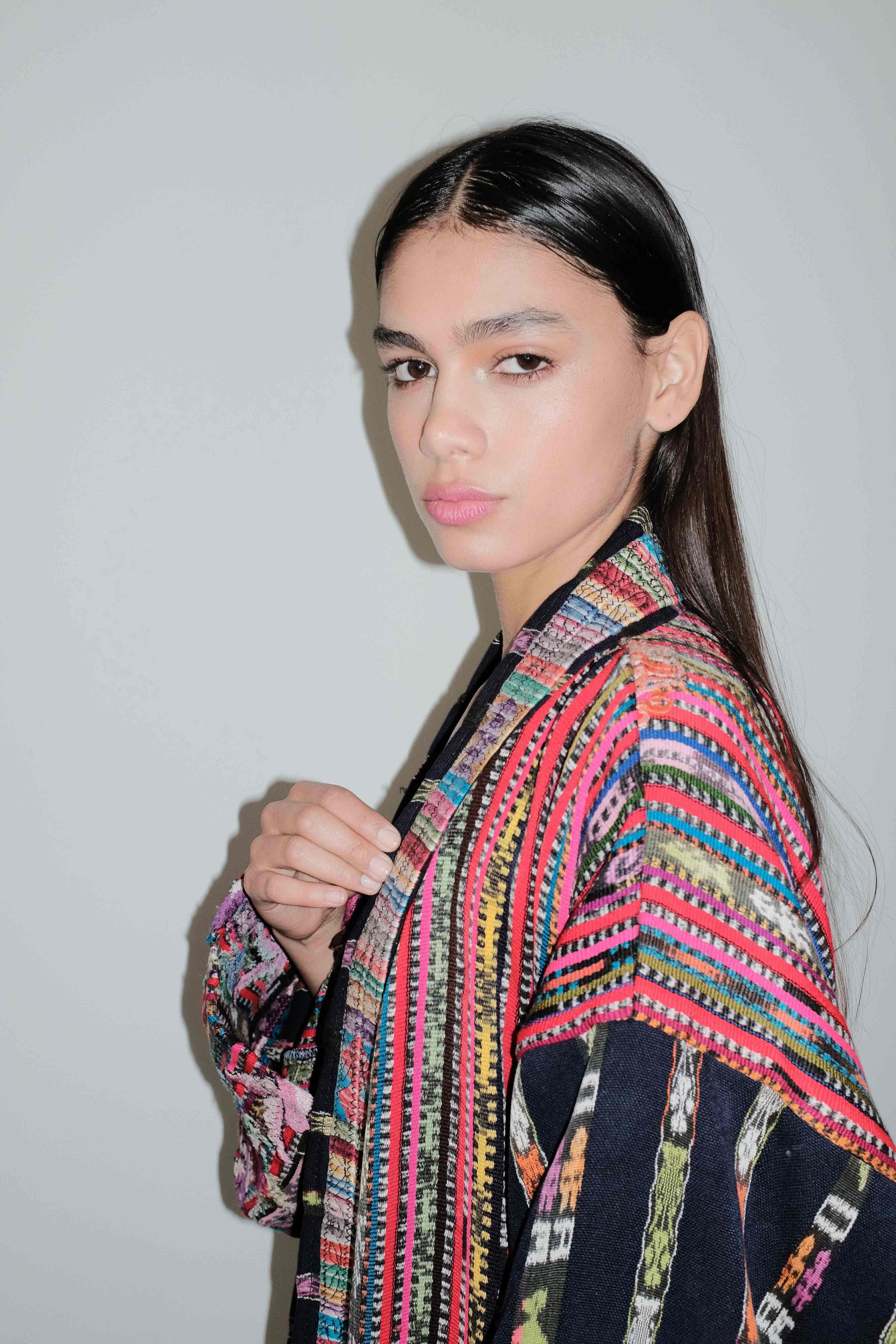 Handwoven Embroidered Huipil Coat