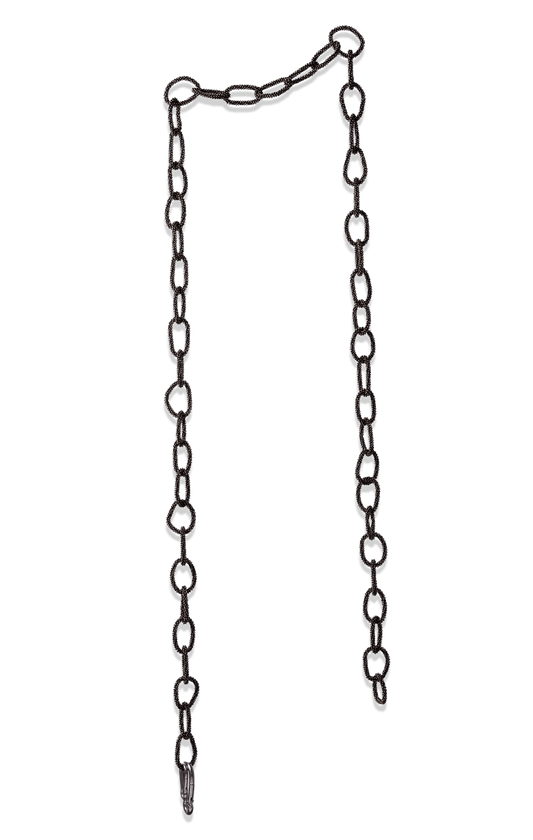 Chaquira Beaded Chain Belt - Bronze