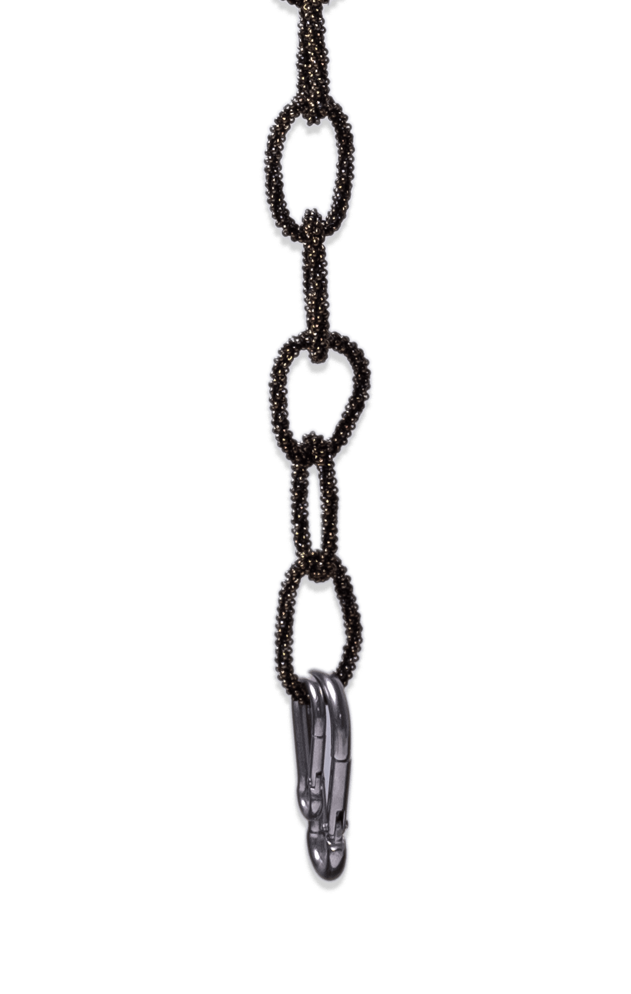 Chaquira Beaded Chain Belt - Bronze
