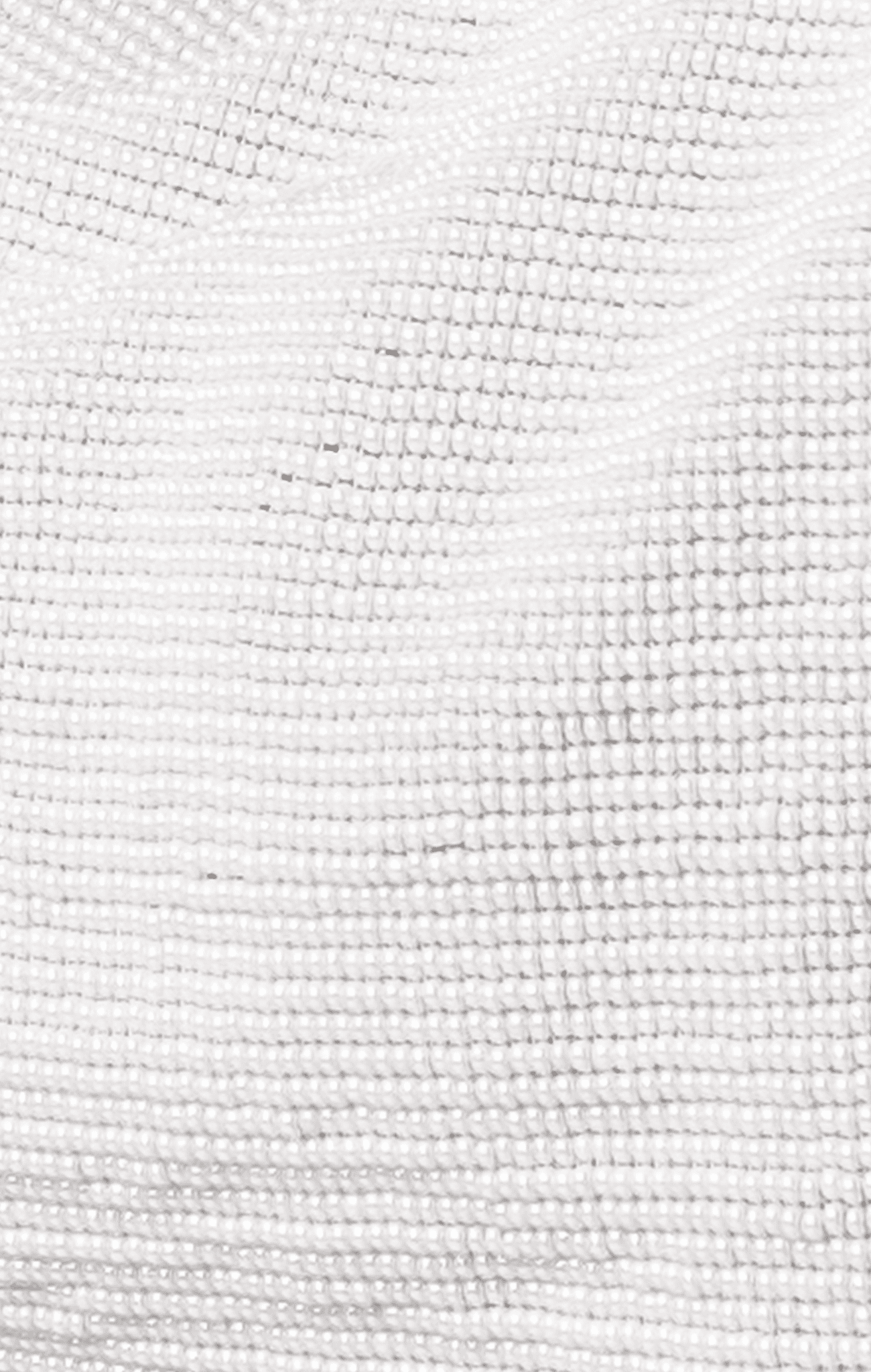 Beaded Loop Link Baguette - Creme Kelly Green