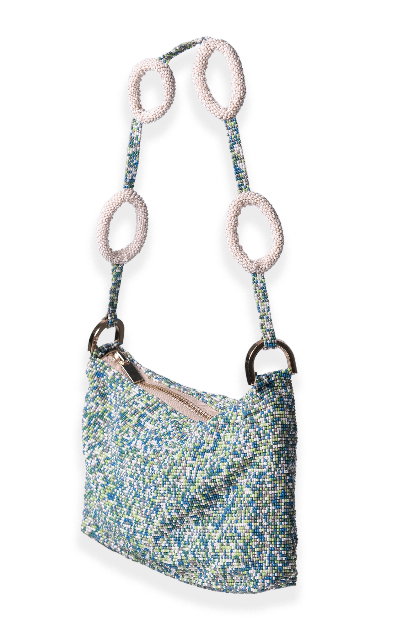 Beaded Loop Link Baguette - Earth Mix