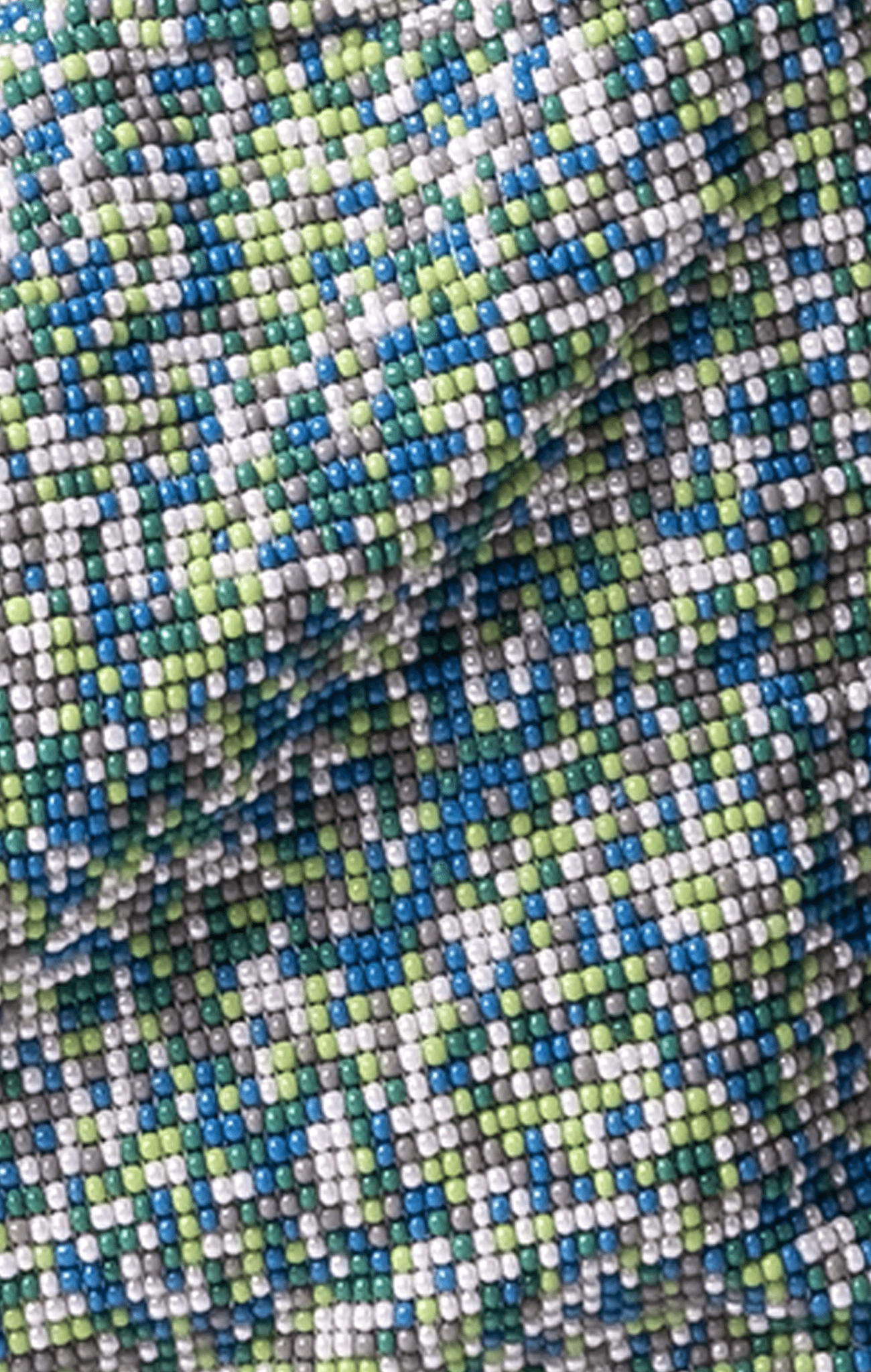 Beaded Loop Link Baguette - Earth Mix
