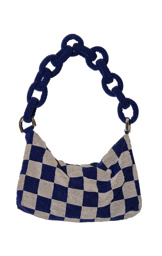 Chaquira Chain Baguette - Aquamarina Gray