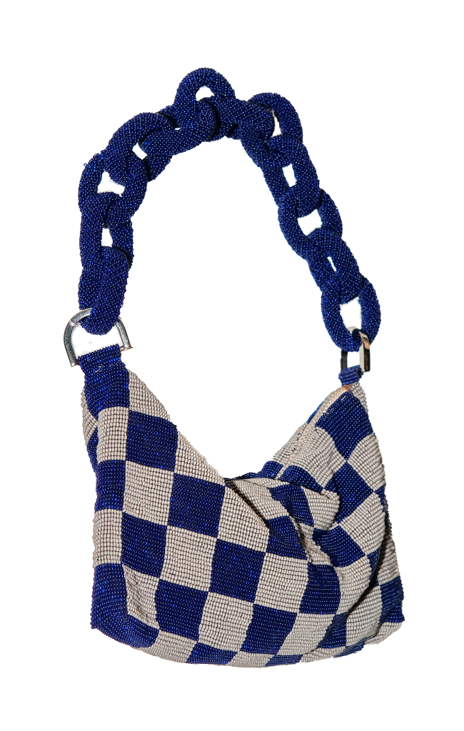 Chaquira Chain Baguette - Aquamarina Gray