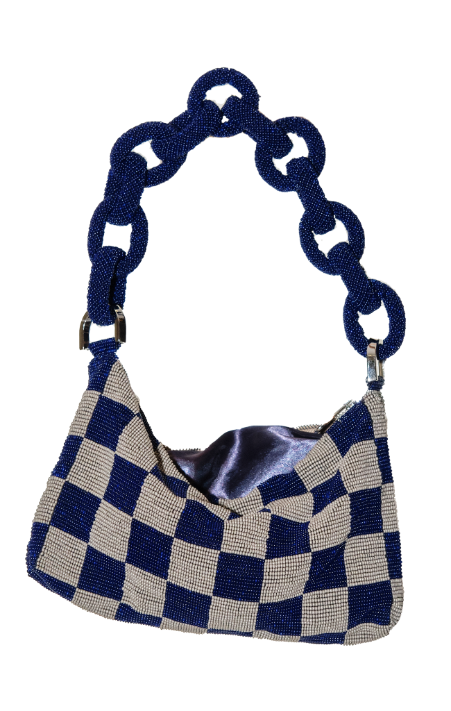 Chaquira Chain Baguette - Aquamarina Gray