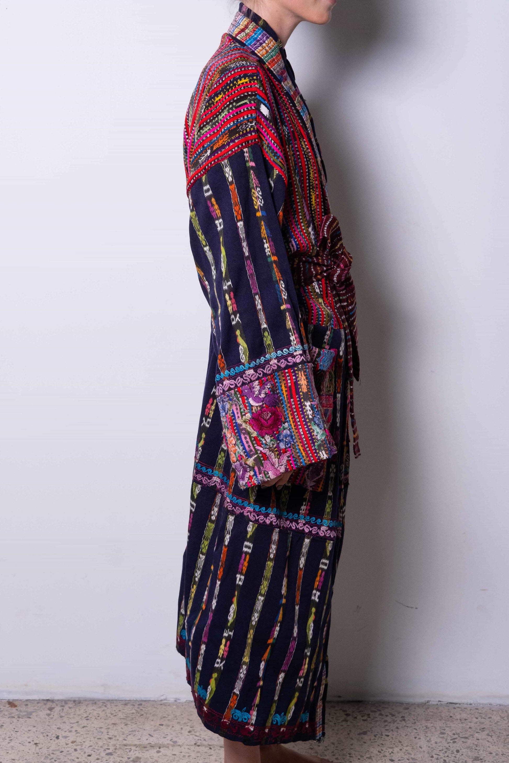 Handwoven Embroidered Huipil Coat